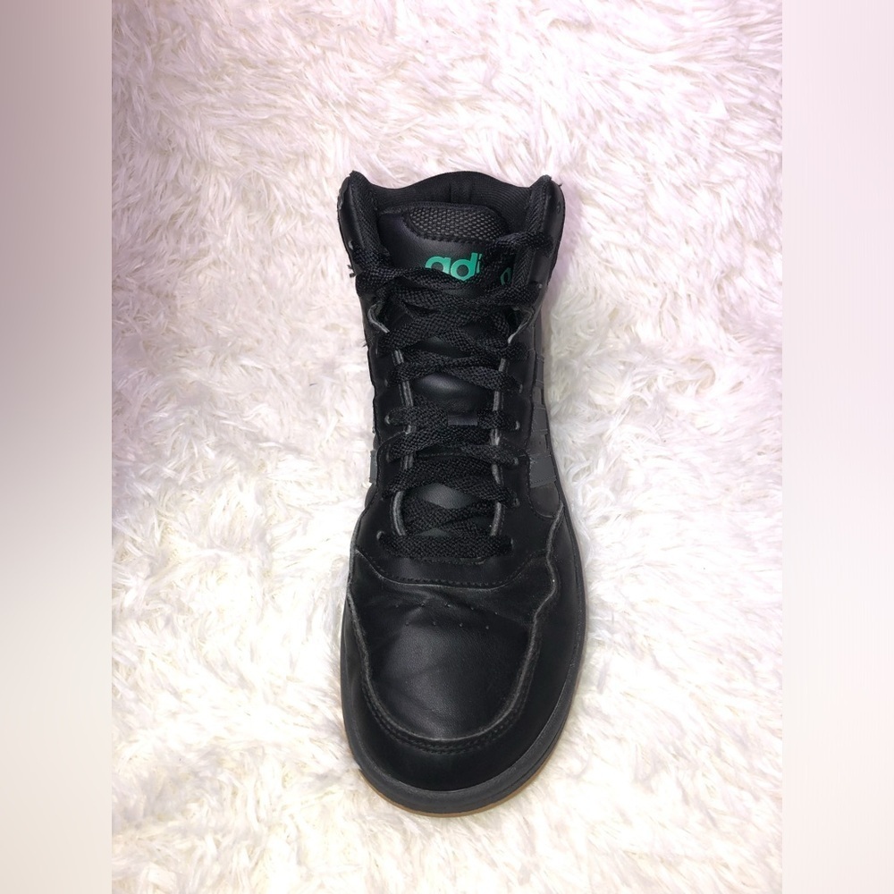 Adidas Men's Black and Green Sneakers - Picture 9 of 14
